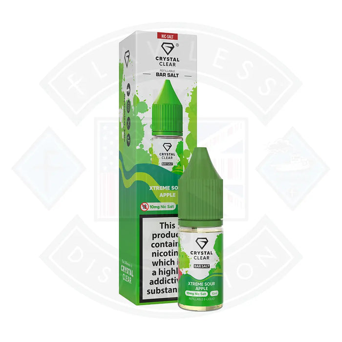 Crystal Clear Bar (10mg) Nic Salts 10ml