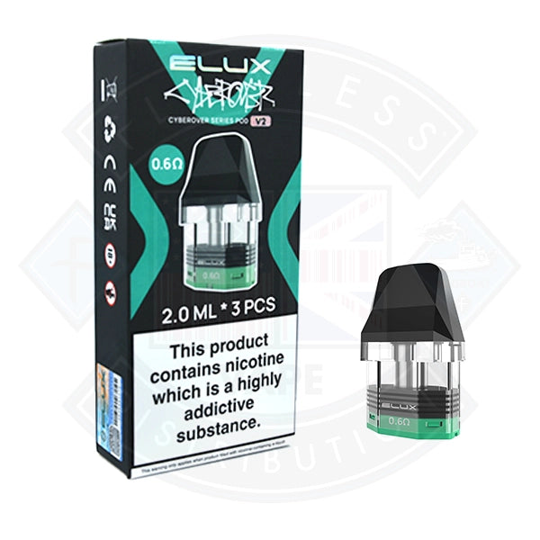 Elux Cyberover V2 (P1)  Refillable Pods/3pack