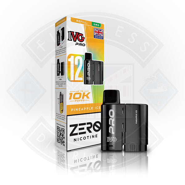 IVG PRO 12 Refill Pod 2ml ZERO NICOTINE Flawless UK Vape Distribution Ltd IVG PRO 12 Refill Pod 2ml ZERO NICOTINE Flawless UK Vape Distribution Ltd
