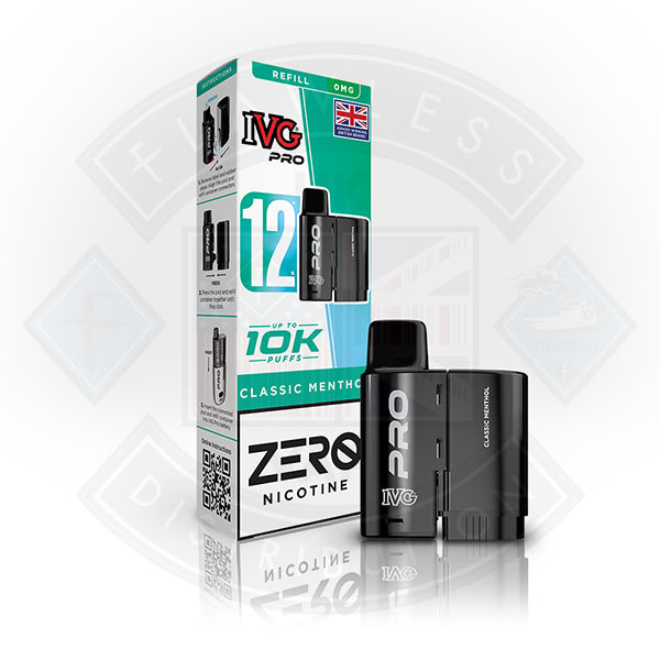 IVG PRO 12 Refill Pod 2ml ZERO NICOTINE
