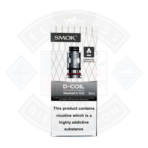 smok d coil 0.15 SMOK D-Coil Series Replacement Coil (5pcs/pack) — Flawless UK Vape  Distribution Ltd