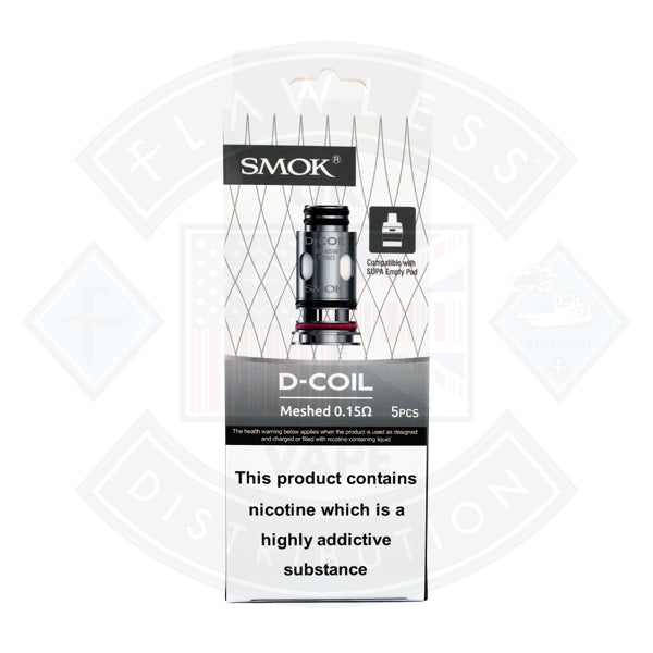 SMOK D-Coil Series Replacement Coil (5pcs/pack) Flawless UK Vape Distribution Ltd SMOK D-Coil Series Replacement Coil (5pcs/pack) Flawless UK Vape Distribution Ltd