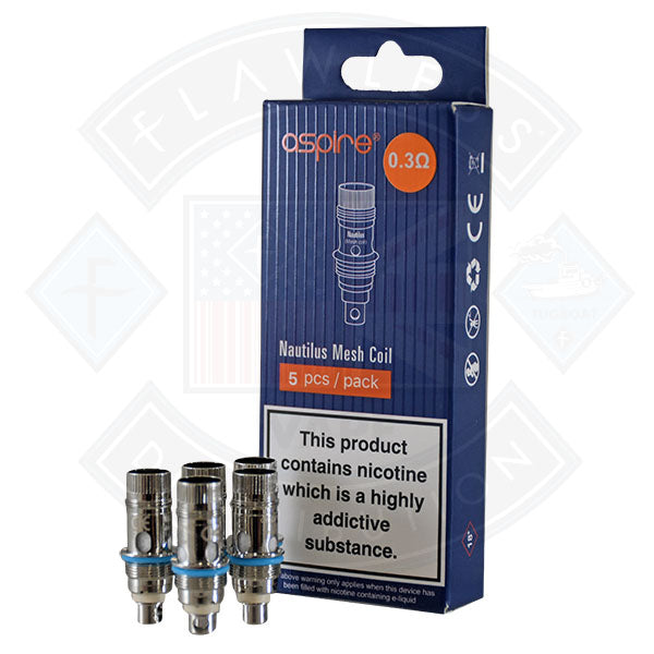 Aspire Nautilus Replacement Atomizers TPD Compliant (5 Pack)