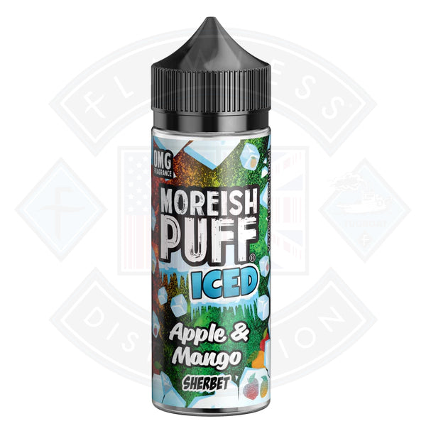 Moreish Puff ICED Sherbet Apple & Mango 100ml  shortfill