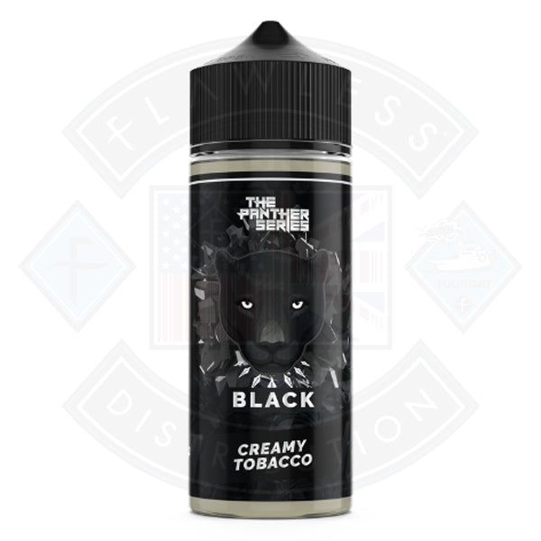 Dr Vapes The Panther Series - Black Creamy Tobacco 100ml 0mg shortfill e-liquid