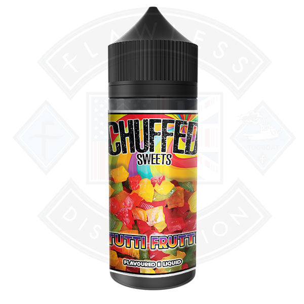 Chuffed Sweets - Tutti Frutti 0mg 100ml Shortfill E-Liquid