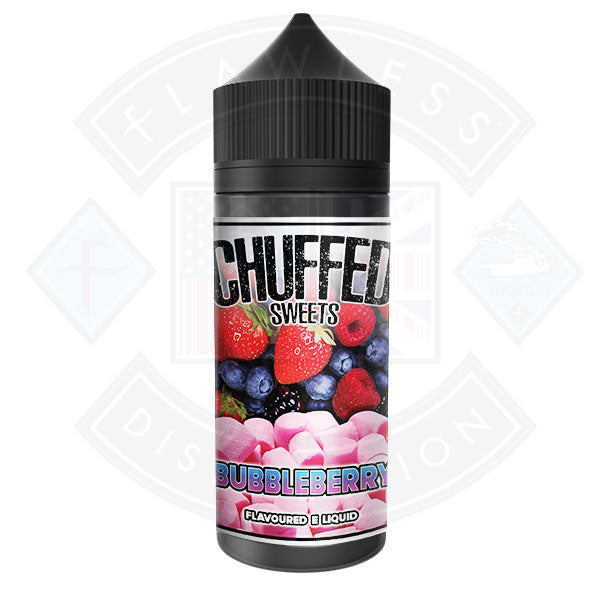 Chuffed Sweets Bubbleberry 0mg 100ml Shortfill E-Liquid