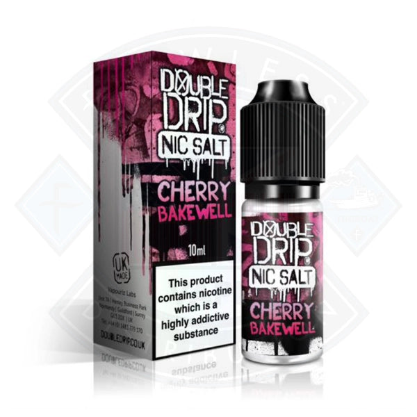 Double Drip Nic Salt Cherry Bakewell 10ml E-liquid