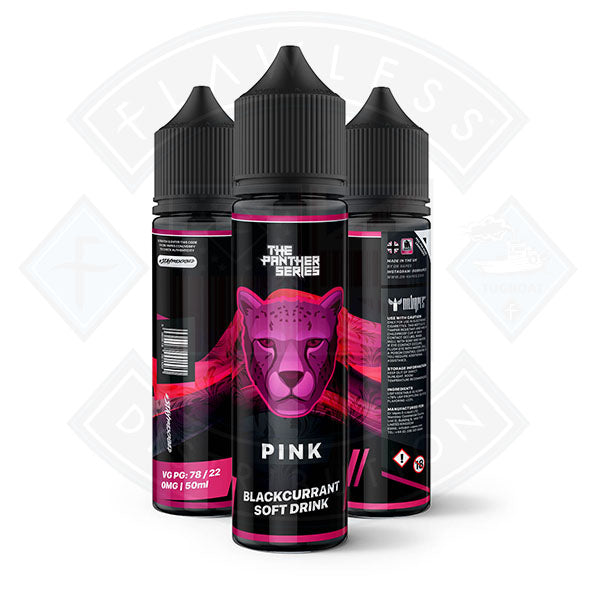 Dr Vapes The Panther Series - Pink 50ml 0mg shortfill e-liquid