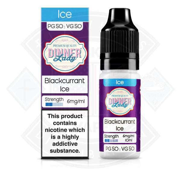 Dinner Lady Ice 50/50 Blackcurrant Ice 10ml