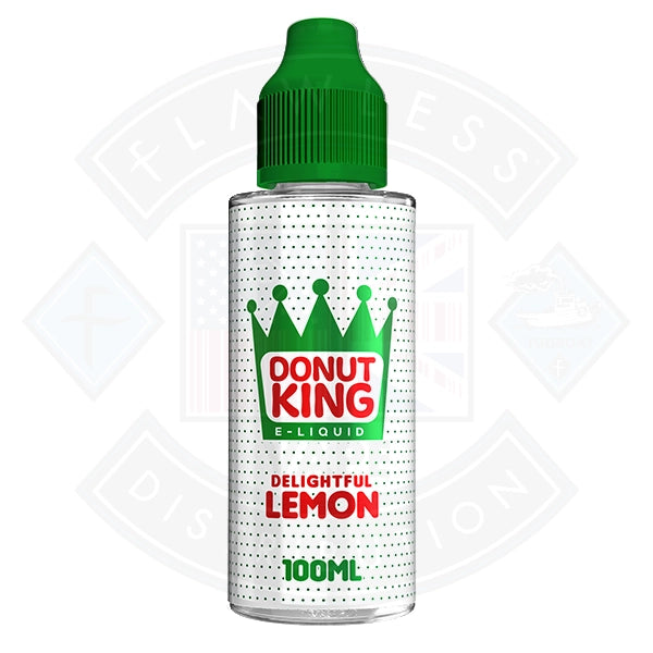 Donut King - Delightful Lemon 0mg 100ml Shortfill