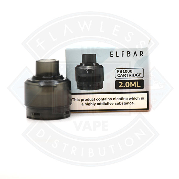 Elf Bar FB1000 Empty Pod Cartridge Flawless UK Vape Distribution Ltd Elf Bar FB1000 Empty Pod Cartridge Flawless UK Vape Distribution Ltd