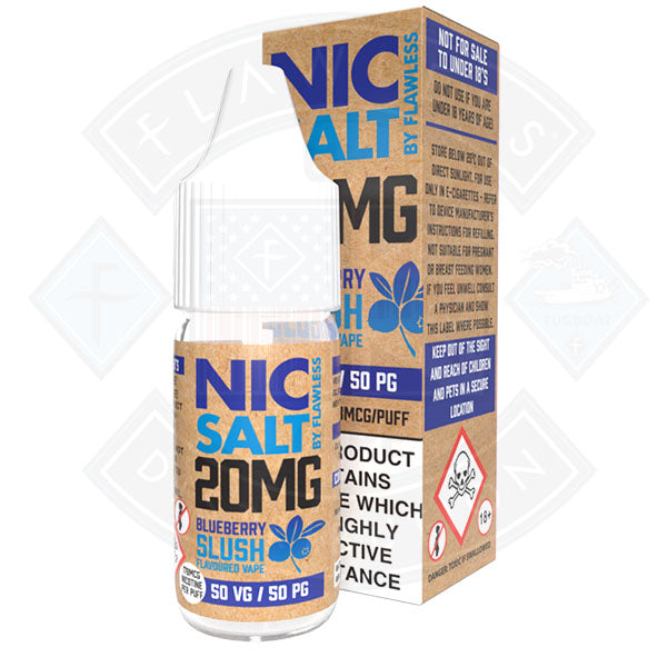 Nic Salt - Blueberry Slush 10ml By Flawless