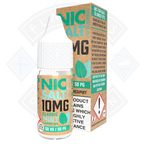 Nic Salt - Classic Mint 10ml By Flawless