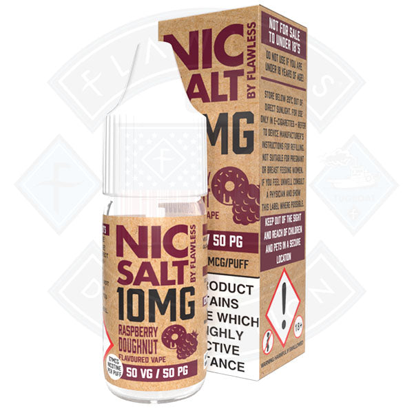 Nic Salt - Raspberry Doughnut 10ml By Flawless