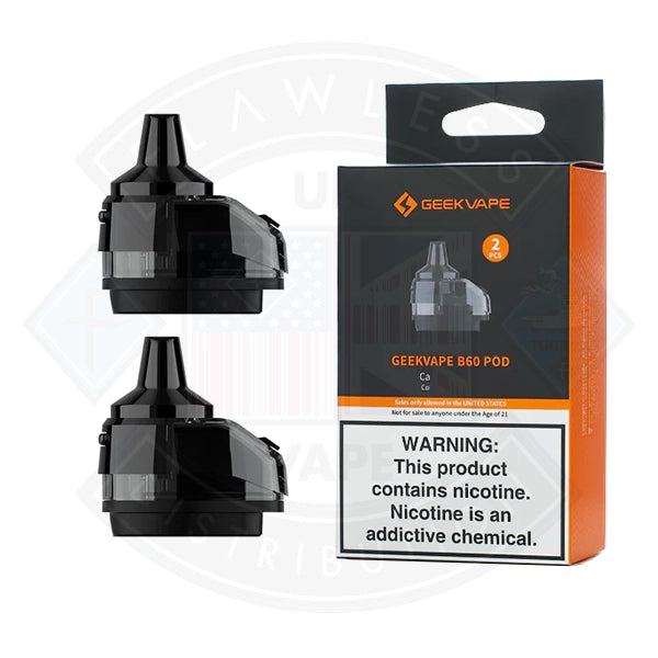 elfbar nachfüll pod läuft aus Geekvape B60 (Aegis Boost 2) Replacement Pod (without coils) 2 pcs/pac —  Flawless UK Vape Distribution Ltd