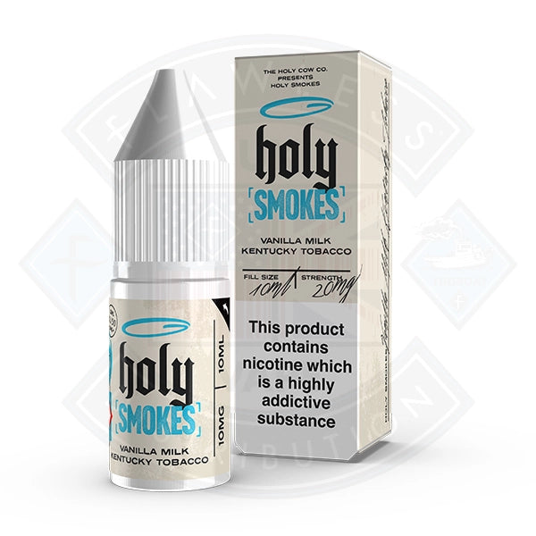 Holy Smokes Salts - Vanilla Milk Kentucky Tobacco 10ml