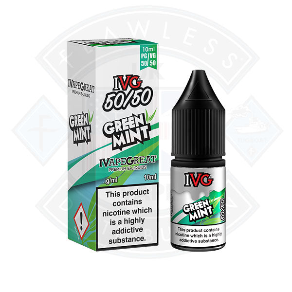 IVG 50:50 Green Mint TPD Compliant e-liquid