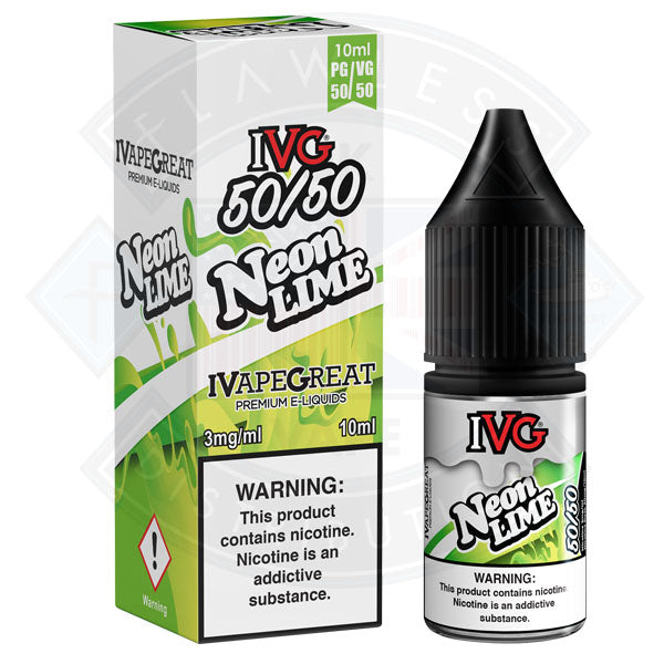 IVG 50:50 Neon Lime TPD Compliant e-liquid