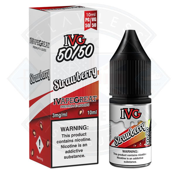 IVG 50:50 Strawberry TPD Compliant e-liquid