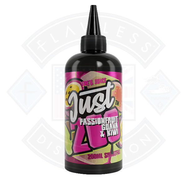 Just 200 by Joe's Juice Passionfruit Guava & Kiwi 0mg 200ml Shortfill