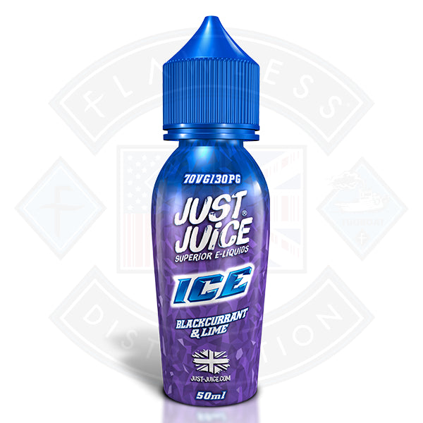 Just Juice Ice Blackcurrant and Lime 0mg 50ml Shortfill
