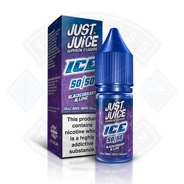 Just Juice Ice Blackcurrant and Lime 50/50 10ml