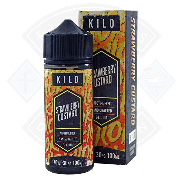 Kilo New Series Strawberry Custard 0mg 100ml shortfill