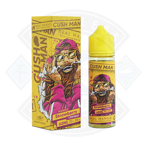 Nasty Juice - Cush Man Series Mango Strawberry 0mg 50ml Shortfill