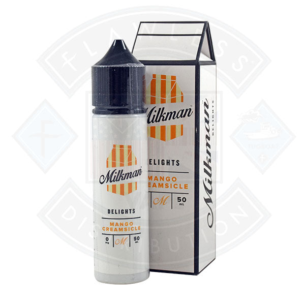 The Milkman Delights Mango Creamsicle 50ml 0mg shortfill e-liquid