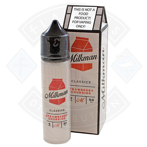 The Milkman Classics Strawberry Churrios 50ml 0mg shortfill e-liquid