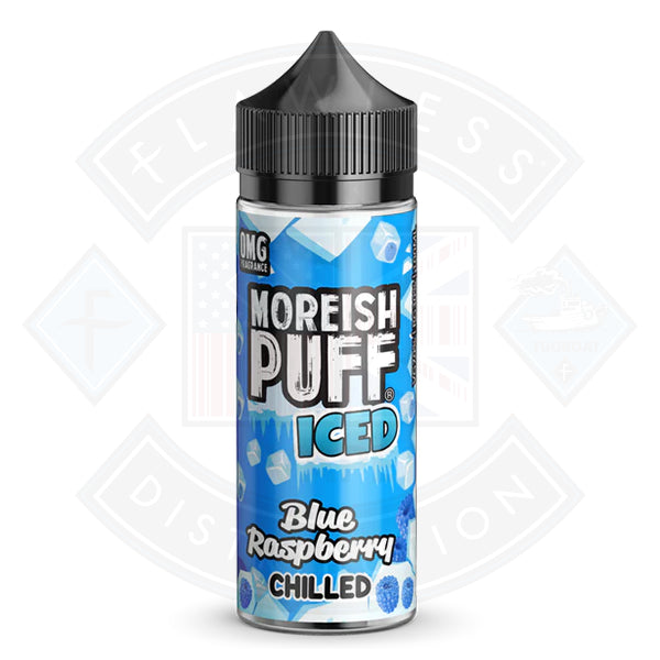 Moreish Puff ICED Chilled Blue Raspberry 100ml Shortfill
