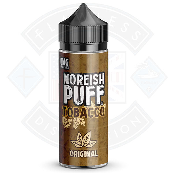 Moreish Puff Tobacco Original 0mg 100ml Shortfill E-liquid