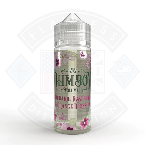 Ohm Boy - Volume II -  Rhubarb, Raspberry & Orange Blossom Shortfill 0mg 100ml
