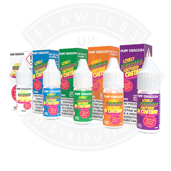 Rhubarb and Custard by Puff Dragon TPD Compliant - 10ml