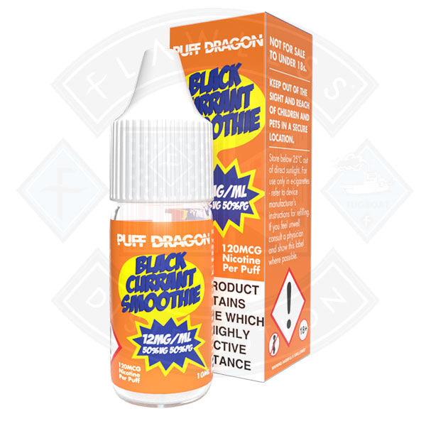 Blackcurrant Smoothie by Puff Dragon TPD Compliant - 10ml