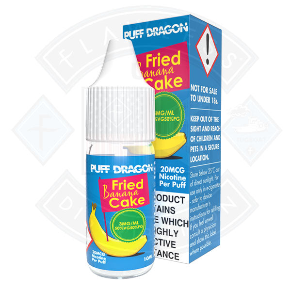 Fried Banana Cake by Puff Dragon TPD Compliant - 10ml