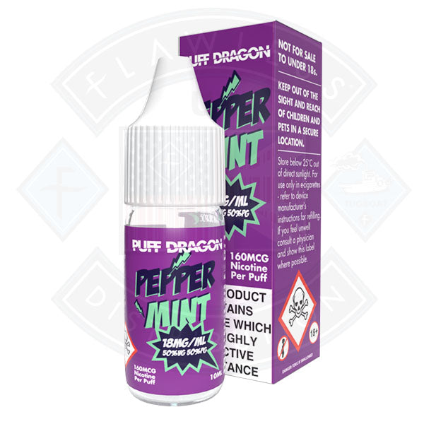Peppermint by Puff Dragon TPD Compliant - 10ml