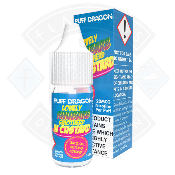 Rhubarb and Custard by Puff Dragon TPD Compliant - 10ml