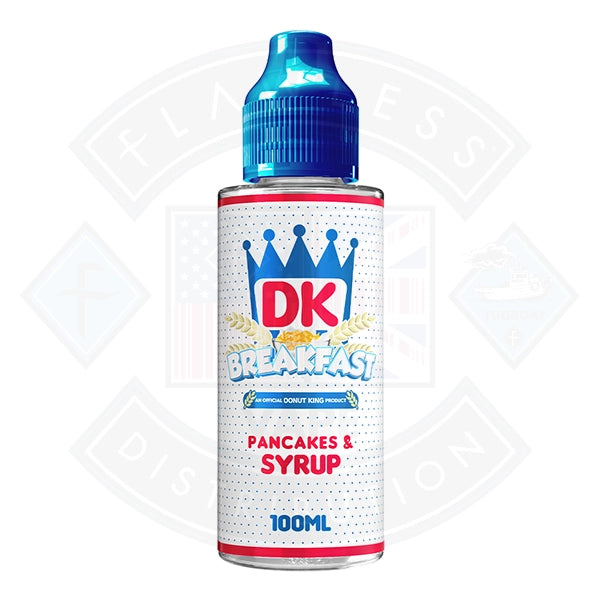Donut King Breakfast  - Pancakes and Syrup 0mg 100ml Shortfill