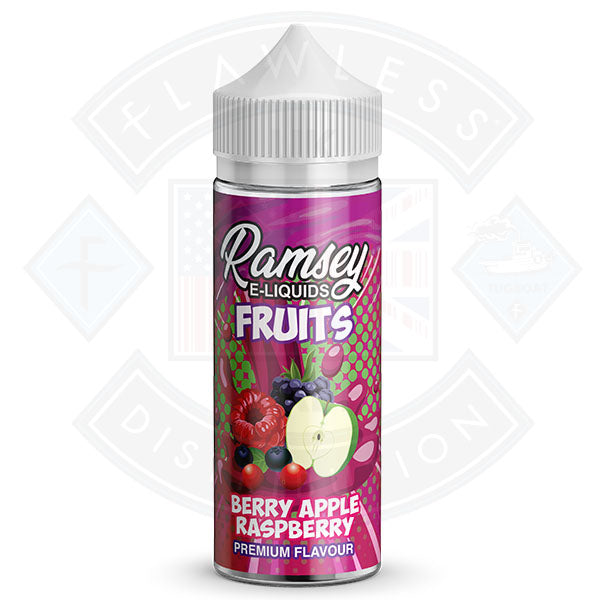 Ramsey E-Liquids Fruits - Berry Apple Raspberry 0mg 100ml Shortfill