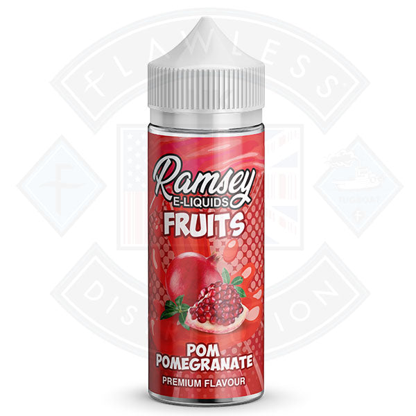 Ramsey E-Liquids Fruits - Pom Pomegranate 0mg 100ml Shortfill