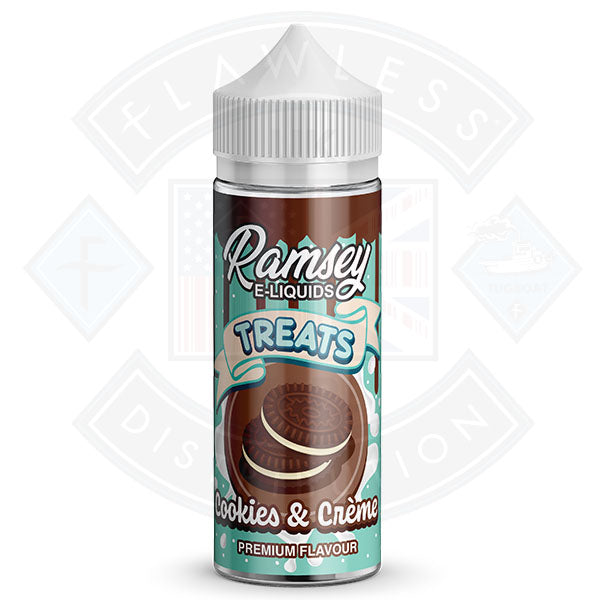 Ramsey E-Liquids Treats Cookies and Creme 0mg 100ml Shortfill