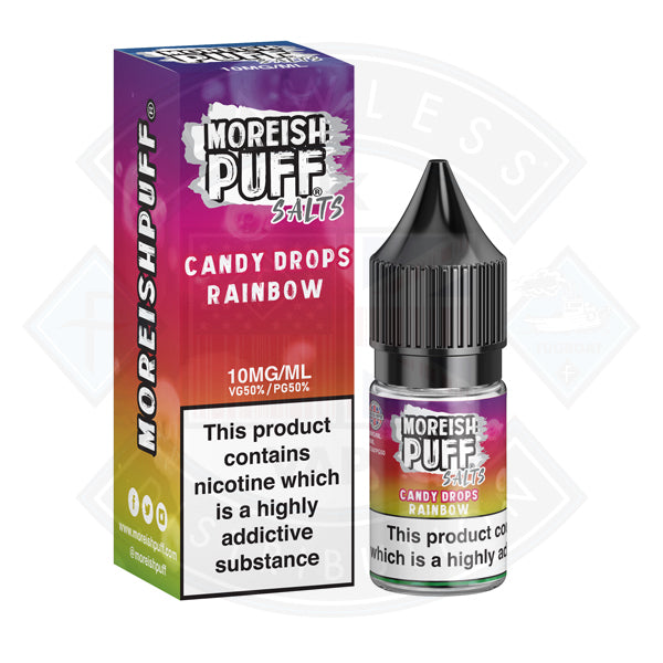 Moreish Puff Nic Salt Candy Drops Rainbow 10ml