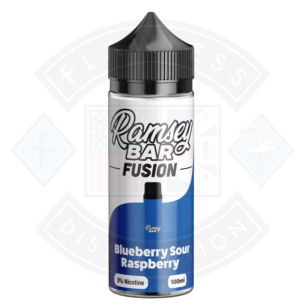 Ramsey Bar Fusion- Blueberry Sour Raspberry 0mg 100ml