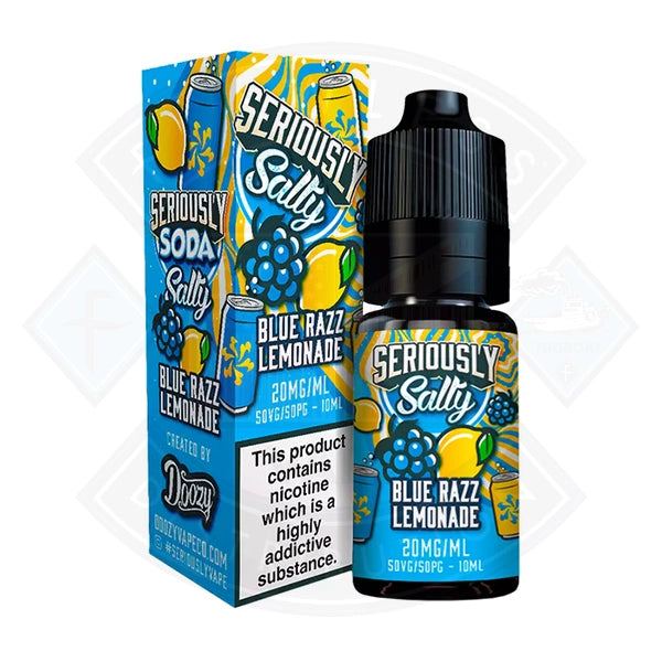 Doozy Vape Seriously Salty Sodas Blue Razz Lemonade 10ml