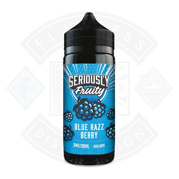 Seriously Fruity Blue Razz Berry 0mg 100ml Shortfill