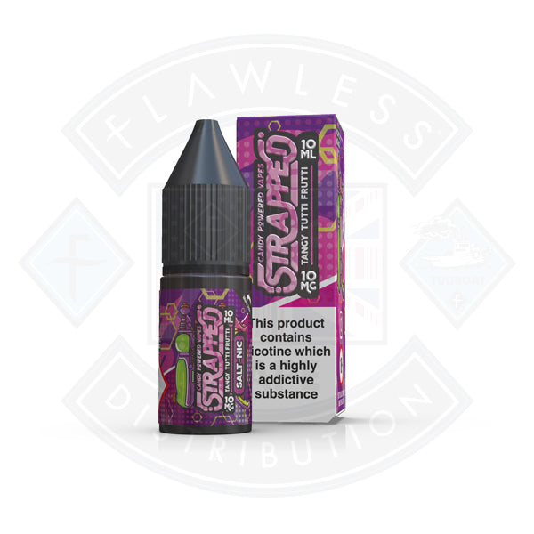 Strapped Candy Powered Nic Salt - Tangy Tutti Frutti 10ml E-liquid