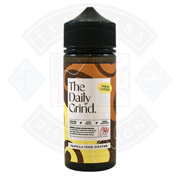 The Daily Grind Vanilla Iced Coffee (New Look) 0mg 100ml Shortfill
