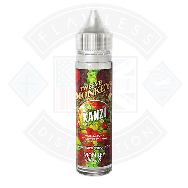 Twelve Monkeys - Kanzi 0mg 50ml Shortfill e-liquid